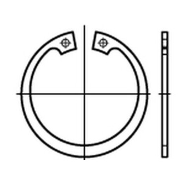 DIN472 Circlips for holes (internal circlips) stainless steel 1.4122
